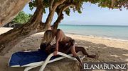 Vacation Sex on the Beach with Busty PAWG Elana Bunnz