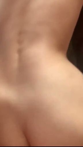 The guy rolled a shy on his member in the first person   Clip 2