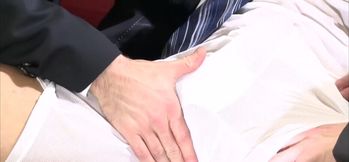 Threesome with older religious men who love twink cock