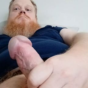 Accidentally cumming, Big Cock JohnnyRed883 Ginger Redhead Auburn