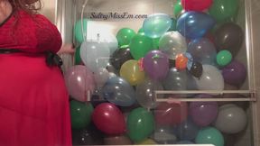 Balloon Popping in Shower