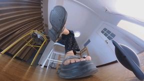 YUANYUANH black thick soles Angry 360VR