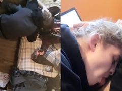 Cole sucks me off from both angles