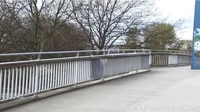 Amateur cum & pee gangbang party with milf Marina Montana & 25 boys