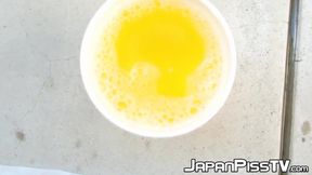 Japanese teen's wild piss competition