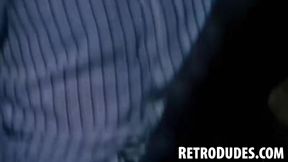 RetroDudes.com - Retro cock lover Roy Garett has a hardcore fuck session with a group