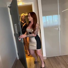 The TS Fucked Deco Tlover&#039;s Mouth and Ass Mercilessly. He Had Double Penetration