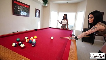 Kris Riot & Harmonie Marquis Play Pool! They Also Play With Each Other