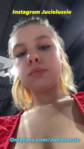 Great Masturbate in Changing Room