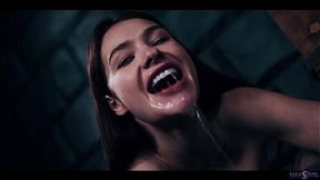 Parasited Lesbian Scissoring Teen Sex - HUGE Tits Cosplay Girl Octokuro Transformed Into Horny Gamer