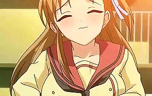 Anime chicks licking their nipples