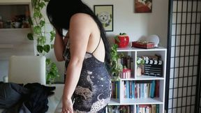Wifey in denial about your weight gain [MOV]