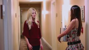 A chance encounter turns sensual when Charlotte Stokely and Natasha Malkova happen to meet in their hotel hallway 4K