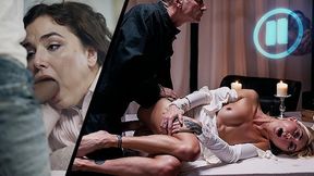 Ryan Driller, Scarlet Skies And Lina Paige - Hot Chicks Freeze In Time Horny Men Realize Their Deepest Fantasies