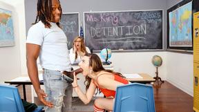 ”I bet you would suck his huge black dick too ms King”