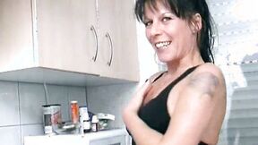 Gilf Hoe Pissing & Masturbates With Banana