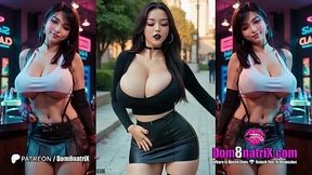 AI goons with big ass and big tits get anal and facial creampie