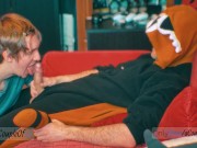 🦝I Blow my Friend while he is Chilling in his Tanooki Pyjamas 🦝