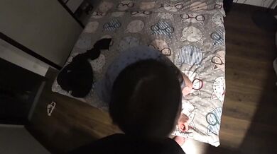 Real wife gets fucked in the ass by her friend while he fucks her mouth