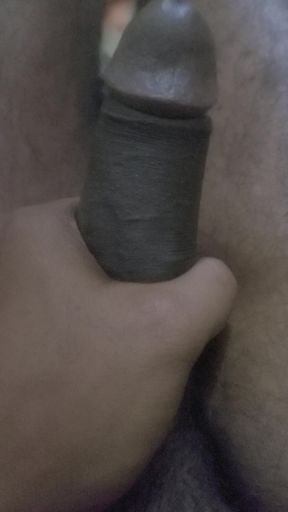 cumming my black cock