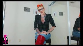 Jerking at Work Boss Humiliation