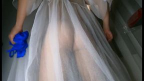 I Have a Wet Dream and Cum on My Own Face From Taking a Nap in Sexy Lingerie