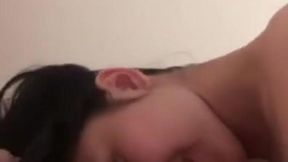 Long-haired babe gives horny blowjob to corrupt cop