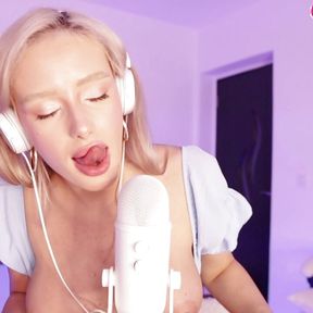 ASMR JOI LICKING YOU HARD COCK TILL CUM