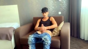 I Will Jerk off and Cum but You Not to Deserve to See Me Cum - Cum to the Sink From Behind