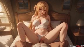 asuna loves being fucked by an old man while kirito plays games [ai]