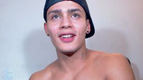 Latino Model Jhon Plays with His Dick