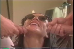 Classic brunettes anal dildo fun