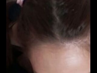 See Candie Cross devour my booty & balls in ebony underware POV—no panties, daybed style.