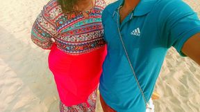 Tamil wife beach side public sex open sex Tamil dirty talk