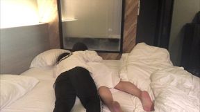 【素人】富士急ハイランドにデートした後にホテルで彼女とねっとりsexする22歳大◯生カップル。
