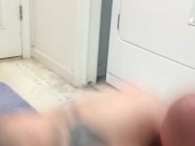 Was at my cousin house horny so I went to restroom sorry for bad recording