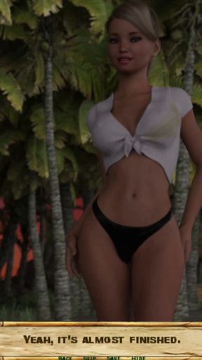 Lewd Island #2 - Start setting up the camp   Clip 1