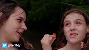 Ziva Fey and Mewchii Share fun gummies