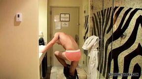 TeachTwinks: Zack Randall Jacks Off And Shoots Cum While Showering