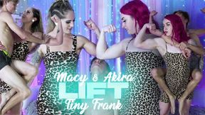 Macy Nikole and Akira Shell Lift & Carry Tiny Frank UHD