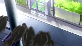 Virgin Teen Deflowered by Sempai in Hot Anime Threesome Creampie Scene