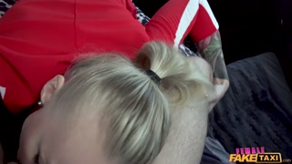 Female Fake Taxi He empties his balls into my pussy to calm his nerves