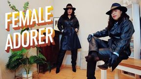 Female Adorer Reina Leather pov