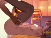 Furry Yaoi - Dog Bareback and crempie for Horse Yiff