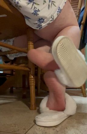 Soft slippers and soft legs