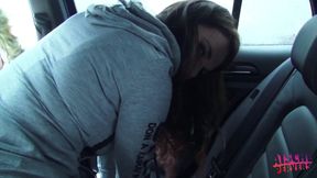 Quickie anal in the car with my lover