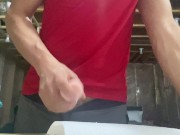 Taking a Study Break to Jerk off With my Fleshlight and Cum.