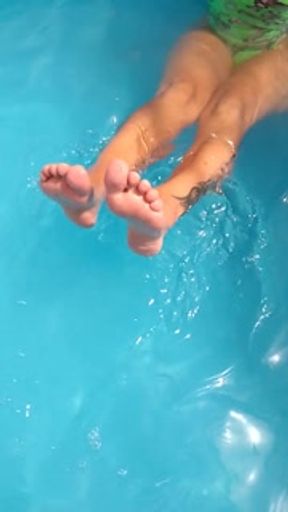 The pool saves you from the heat