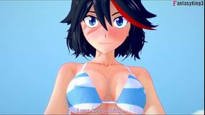 ryuko matoi red pov bikini sex - killlakill - full & pov version on sheer & ptrn: fantasyking3