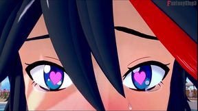 ryuko matoi red pov bikini sex - killlakill - full & pov version on sheer & ptrn: fantasyking3